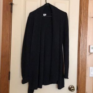 Navy sweater jacket by Cabi